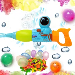 New Space Design pichkari for Playing Holi with 250 balloons (combo pack) Water Gun-9