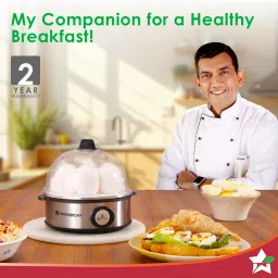 wonderchef Essenza Multi-Function Egg Boiler, 350 Watt, Egg Cooker image 2