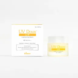 UV Doux Lip Lightening Balm SPF 40 PA ++ with Almond Oil, Olive Oil & Vitamin E Vanilla-image-3