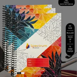 Spiral Notebook A4 Notebook Ruled 140 Pages-image-87