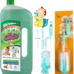 Bottle and Nipple Cleaning Brush with 360-Degree Rotary Handle-image-19