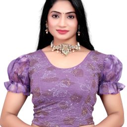 Round Neck Women Blouse-image-6