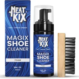NEATKIX Shoe Cleaning Foam (150ML) with Medium Bristle Shoe Brush | Instant Sneaker Cleaner-image-54