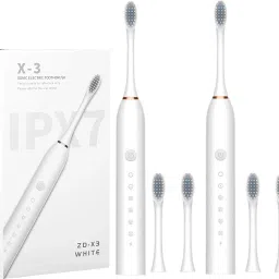GLAMA Combo of Sonic Electric Rechargeable Toothbrush With 42,000 Stroke Electric Toothbrush-image-11
