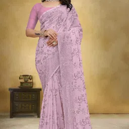 Embellished, Self Design Bollywood Chiffon, Georgette Saree-image-78