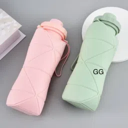 kiddos Silicone Expandable and Foldable Water Bottle 600 ml Water Bottle 600 ml-image-42