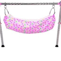 ROUND TWISTED FOLDABLE STAINLESS STEEL CRADLE WITH COT (KHOYU,ZHOLI)-picture-18