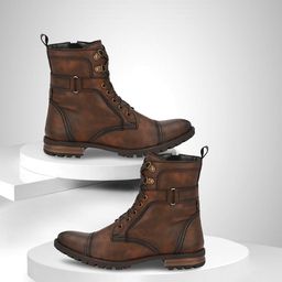 delize High ankle Derby Boots For Men-picture-6