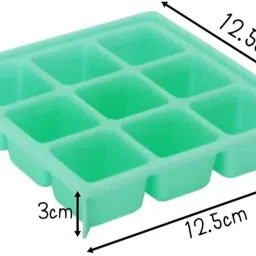 ys creation Plastic Ice Cube Tray Blue Plastic Ice Cube Tray image 2