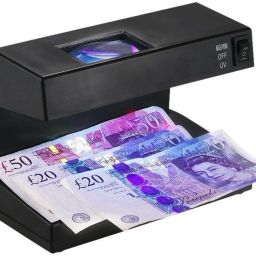 DRMS STORE Fake Note Detector/Money Cash Currency Detector Checker Testing Machine with UV Blue Lamp and White Light for Shops, Offices, Banks and Post Offices Handheld Counterfeit Currency Detector-3