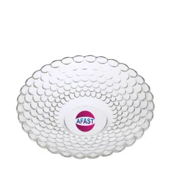 1st Time Combo Of 2 Beer Glass And 1 Snack Plate, Transparent, Glass, Pack Of 3 -A35 Glass Tray Set-image-24