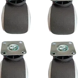 Copy_Heavy Duty Caster White Plate Wheels for Rolling Computer Chairs Appliance Furniture Caster-image-82