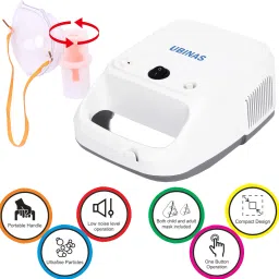 Ubinas Advance Piston Compressor Nebulizer with Adult & Child Masks Kit Nebulizer image 5