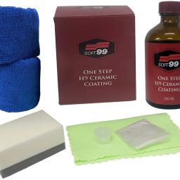 One Step H9 Ceramic Coating - 200 ML, Duster, Micro Fiber Cloth (2), Anti static Cloth Combo-10