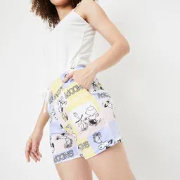 max Color Block Women Multicolor Basic Shorts-picture-35