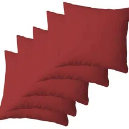 Polyester Fibre Solid Cushion Pack of 5-image-83