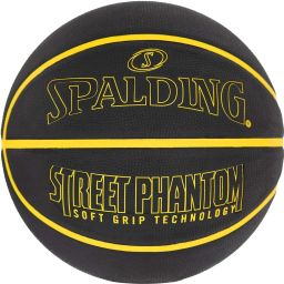 Black and Neon Yellow Street Phantom Outdoor Basketball, Size 7, 29.5 inch Basketball - Size: 7-picture-12