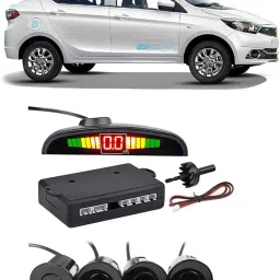 EB555 Black Car Reverse Parking Sensor with LED Display 4 Sensor E555 Parking Sensor-image-45