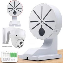 maxxion ABS Indoor & Outdoor Usage Wall Mount L-Type Extension Mounting Bracket for CCTV Security HD, IP, Smart WiFi Dome, Bullet, Mini PTZ Camera (L Type Stand Small) image 2