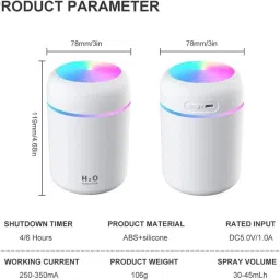 triangle ant ™Mini Humidifier, Essential Oil Diffuser, Aroma Essential USB Personal Desktop Diffuser image 2