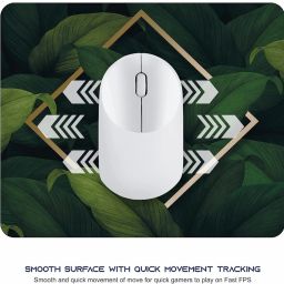NAFCO Computer Mouse Mat with Anti-Slip Rubber Base & Smooth Mouse Control Mousepad image 2
