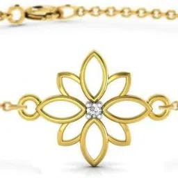 avsar Vishakha Yellow Gold 18kt Diamond Bracelet-image-36