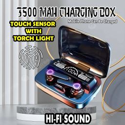 crecro M19 bluetooth earbuds headset wireless earphone 5.3 LED Display M10 Q228 Smart Headphones-image-119