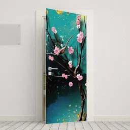 bpdesignsolution 76.2 cm Door Sticker Wallpaper Self Adhesive Sticker-picture-1