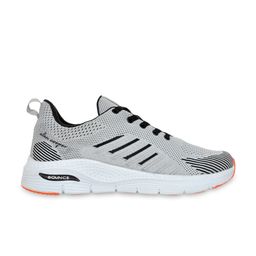 Allen Cooper Men Grey Mesh Running Non-Marking Shoes image 3