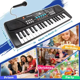 The 37 Key Piano Keyboard Toy with Recording, Mic and USB Cable for Power-119-image-15