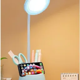 akr 3 Mode Rechargeable Study Lamp with Touch On/Off Mobile and Pen Stand Holder Study Lamp image 2