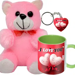 Mug, Soft Toy, Keychain Gift Set-13