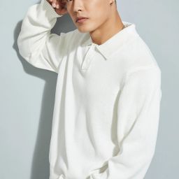 Men Printed Round Neck Beige Sweater-image-71