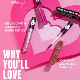 ELLE 18 Lightweight OMG Lip Gloss with Jojoba Oil & Olive Oil 2.5 ml - Peachy Pie image 4