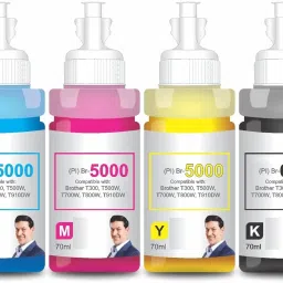 Krishna Toner Ink Compatible For Br DCP-T220/T420/T520/T820/T920/T310/T510/T710 Black + Tri Color Combo Pack Ink Bottle-image-47