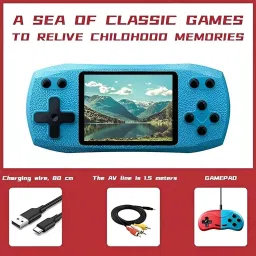 Rhobos BUY ONE GET ONE 3" Inches Screen Handheld Video Game Console, Retro Mini Game 8 GB with Pack2.35AID20.F1.Handheld.Game image 4