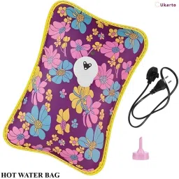 Electric Hot Water Bag with Heating Pad For Joints, Periods Pain Relief Warm Bag Electrical 1 L Hot Water Bag-image-62