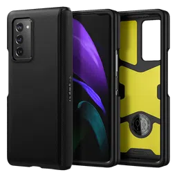 spigen Slim Armor Pro TPU & Polycarbonate Back Cover for SAMSUNG Galaxy Z Fold 2 (Wireless Charging Compatible, Black)-picture-10