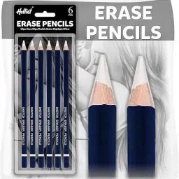 PENCIL ERASER FOR ARTISTS PACK OF 6 Non-Toxic Eraser-8
