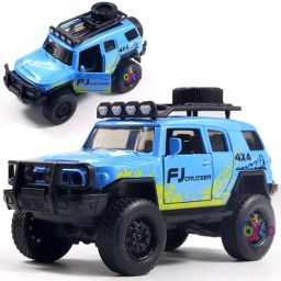 1:36 Scale Alloy DieCast Metal Offroad Car Toy for Kids (Open Door & Pull Back)-image-80