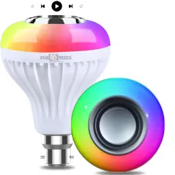 Music Led Bulb With Bluetooth Connection With Remote Control Pack of 2 Dual Disco Ball-10