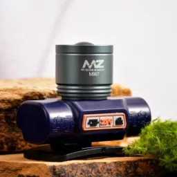 mz M967 LED Rechargeable Headlamp 60W Laser LED 4-6 Hrs Working Torch image 4