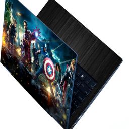 INDIA SHOPERS Full Body Laptop Skin Sticker For 14 to 15.6 inch Laptop - Avengers Team Self Adhesive Stretched Vinyl Laptop Decal 15.6-image-44