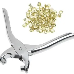 Grommet Eyelet Setting Plier with 100 PCS Punch Plier-10