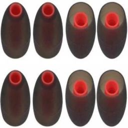 BUMTECH Red 8 pcs Earbuds Rubber earphone tips replacement headphone ear cushion ear buds for bluetooth earphones, Eartips In The Ear Headphone Cushion In The Ear Headphone Cushion (Pack of 8, Red) In The Ear Headphone Cushion-image-36