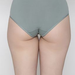 B'ZAR Pack Of 3 Hipster Mid Rise Brief BZP9001-Olv-Rose-Gry image 4