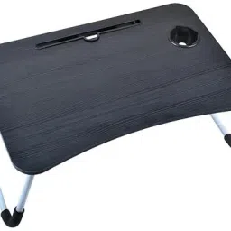 Black Lining Wood Portable Laptop Table-image-18
