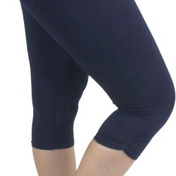 Women Dark Blue Capri-image-80