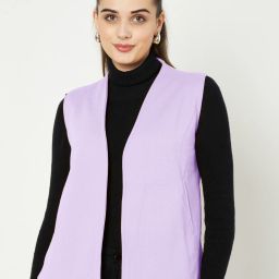 Solid Women Waistcoat-image-68