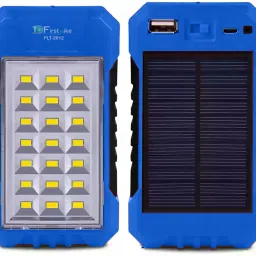 Mini Power Bank Cum 21 Hi-Bright LED Rechargeable Solar Light 7 hrs Flood Lamp Emergency Light-image-15